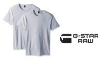 Pack 2 camisetas básicas G-Star Raw para hombre (Talla M)