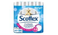 Scottex Papel Higiénico 48 Megarollos (equivale a 96 rollos estándar) con compra recurrente