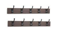 Pack de 2 percheros 5 ganchos de AmazonBasics