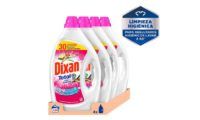 Pack x4 Detergente liquido Dixan Gel Adiós Al Separar (120 dosis)