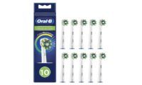 Pack 10 cabezales originales Oral-B CrossAction con Tecnología CleanMaximiser