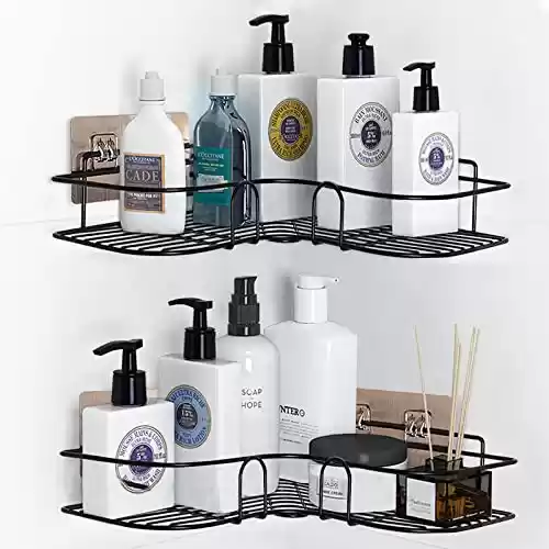 2x Estantería de baño sin taladros