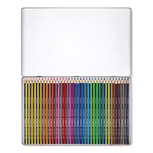 36x Lápices de colores ecológicos. Caja de metal. Staedtler Noris 185 M36.