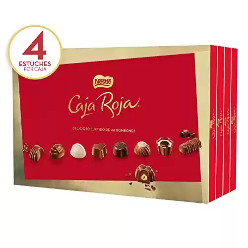 4x Estuche de bombones de 400g Nestlé Caja Roja