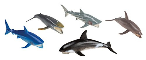Pack 5 figuras de animales marinos (color/modelo surtido)