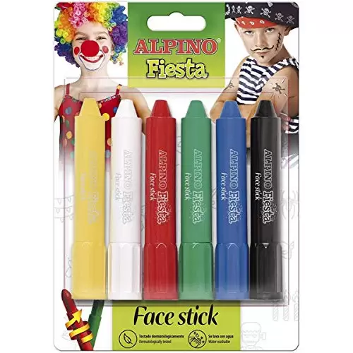 6 barras de Alpino Maquillaje Face Stick