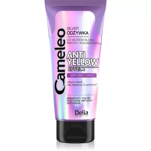 Acondicionador para cabello decolorado o gris Delia Cosmetics Silver