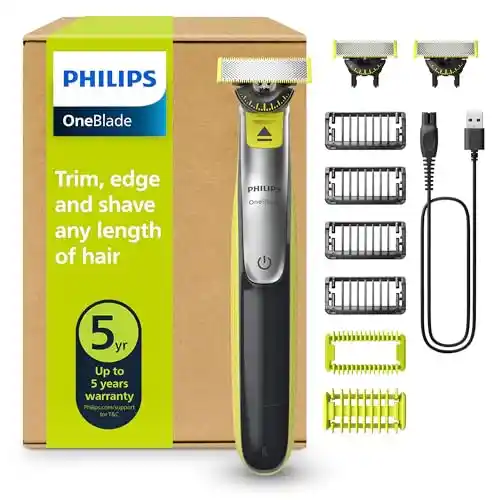 Afeitadora y recortadora eléctrica Philips OneBlade 360 +3 Cuchillas