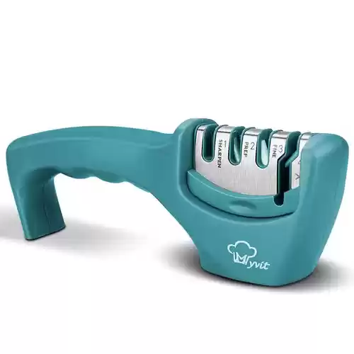 Afilador de cuchillos profesional de 4 etapas en 1