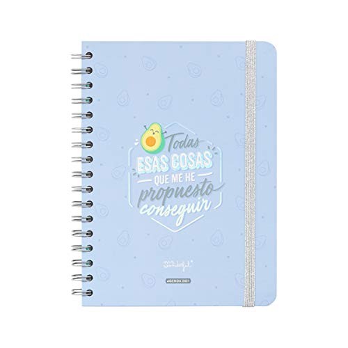 Agenda clásica 2021 Semana vista - Todas esas cosas que me he propuesto conseguir Mr. Wonderful