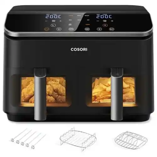 AirFry Cosori Dual Basket Chef Edition 8,5 Litros con doble cestas ¡SOLO HOY!