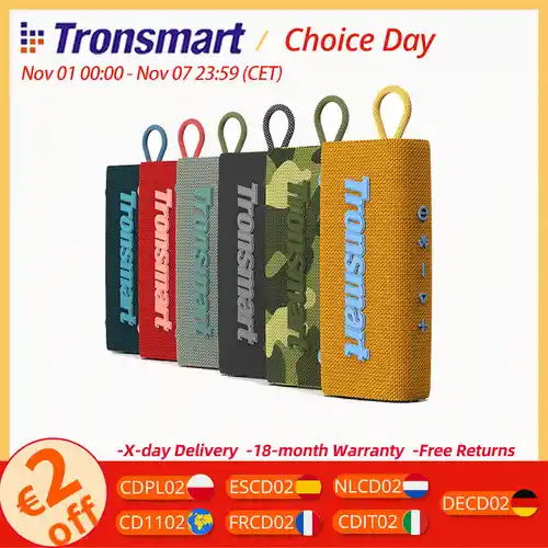 Altavoz portátil IPX7 Tronsmart Trip bluetooth 5.3