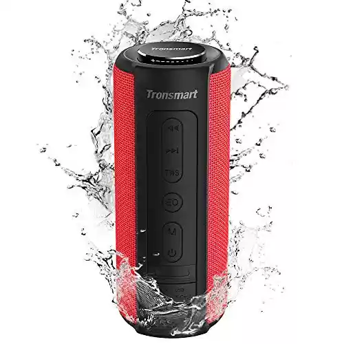 Altavoz Tronsmart T6 Plus 40W, IPX6 con Powerbank, 15 Horas de Reproducción, Sonido Estéreo, Efecto de Triple Bajo,