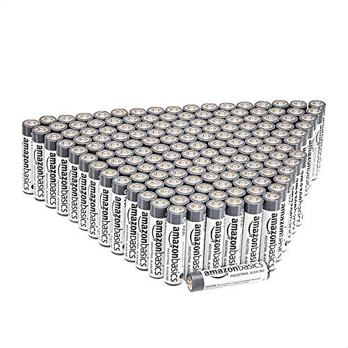 Amazon Basics - Pilas alcalinas AAA de uso industrial (150 unidades)