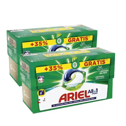ARIEL Detergente All-in-1 Pods 70 lavados - la cápsula 0,2€
