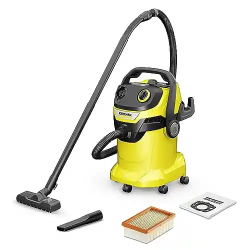 Aspirador en seco y húmedo Karcher 1100W 25 litros