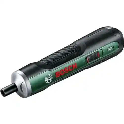 Atornillador a batería Bosch Pushdrive + 32 puntas + maletín