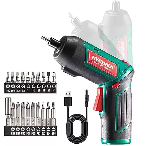 Atornillador Eléctrico HYCHIKA 6N.m Inalámbrico 3.6v Batería 2.0Ah