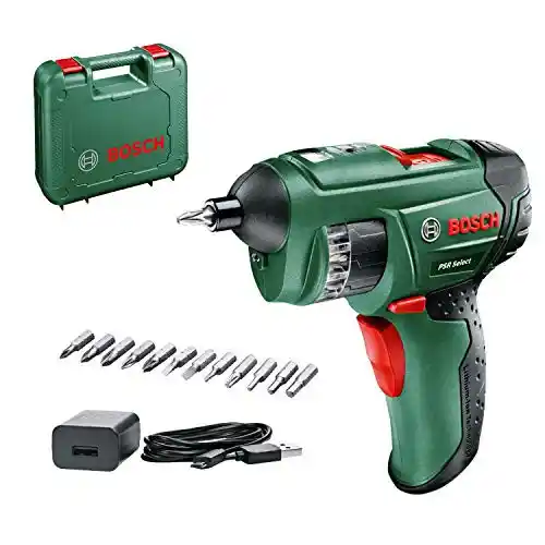 Atornillador inalámbrico Bosch PSR Select + Maletín con Accesorios