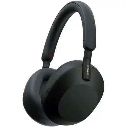 Auriculares Inalámbricos Sony WH1000XM5B.CE7 con Cancelación de Ruido Negros + Soft Case