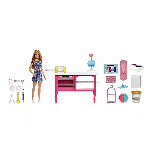Barbie Cosa de dos Malibú con pastelería