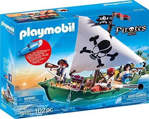 Playmobil Barco Pirata con Motor Submarino