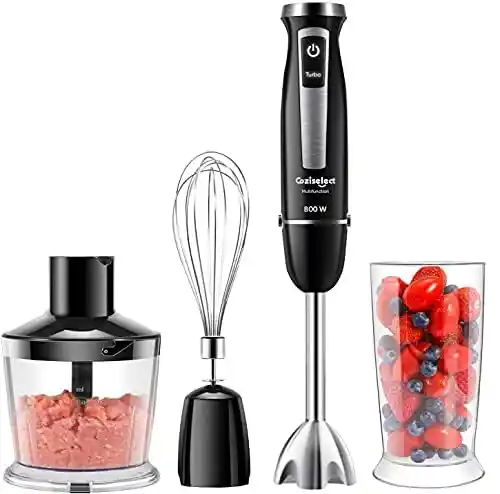 Batidora de Mano 4 en 1 800W 21 Velocidades