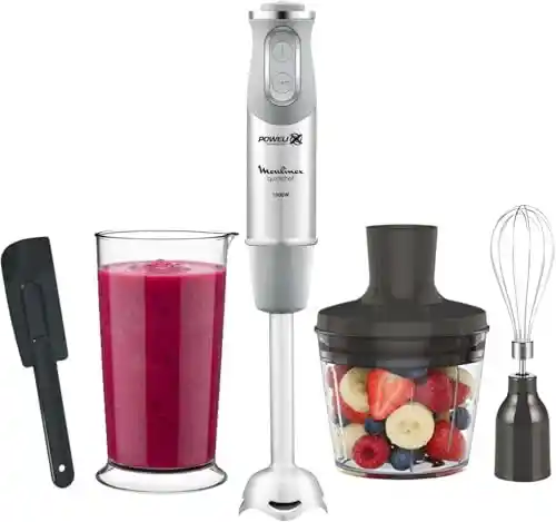 Batidora de mano Moulinex Quickchef DD655DES 1000W + Accesorios
