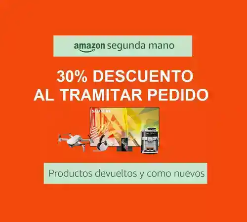 30% de descuento al tramitar pedido en una selección de productos Reacondicionados