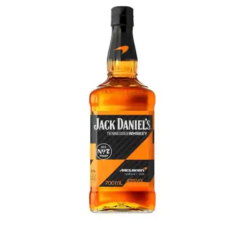 Botella 700ml Jack Daniel’s Tennessee Whiskey - Edición Limitada 2025 Equipo McLaren F1