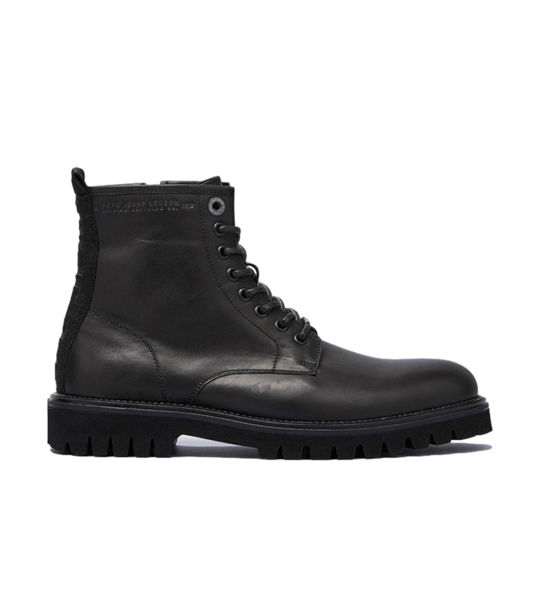 Botines de piel Trucker Pepe Jeans