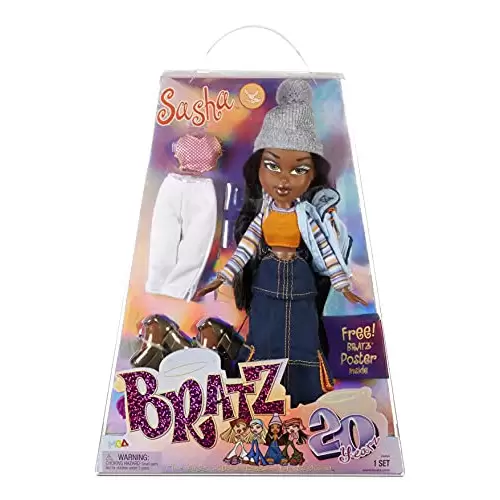 Bratz Edición Especial 20 Años Muñeca de Moda Original Sasha