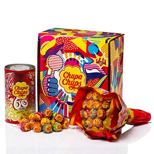 Caja Regalo con Flower Bouquet de 19 unidades y Lata de 16 unidades de 12 gr