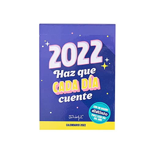 Calendario de sobremesa día por página 2022 Mr. Wonderful