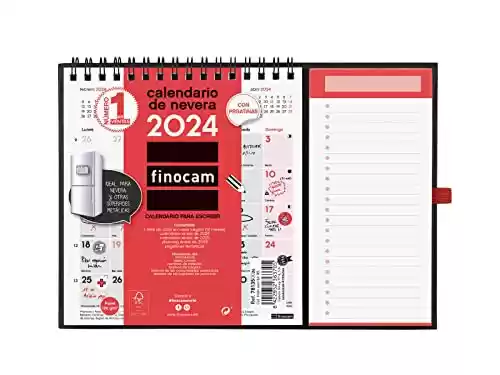 Calendario Magnético Nevera 2024 Neutro con Imán para Escribir