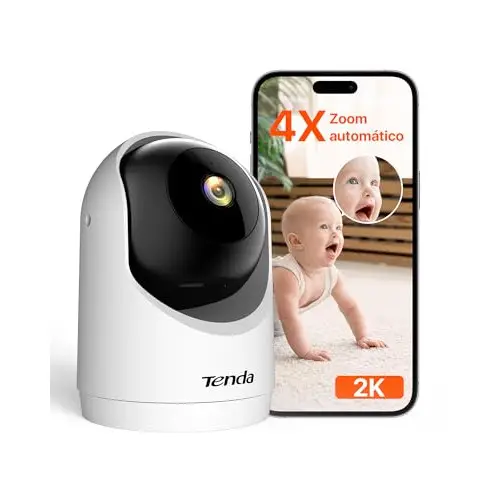 Cámara de vigilancia interior WiFi 2K Tenda CP3V3.0