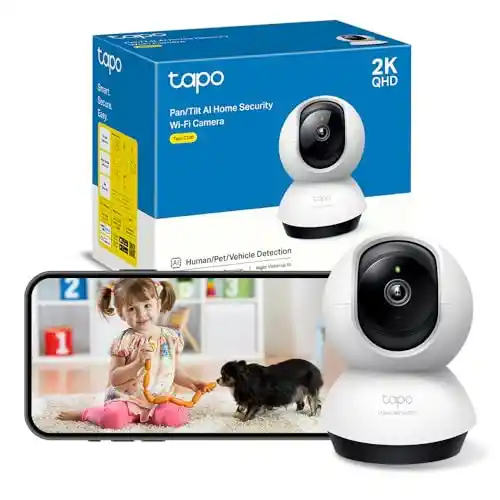 Cámara Vigilancia 360° Tapo C220 2K 4MP QHD