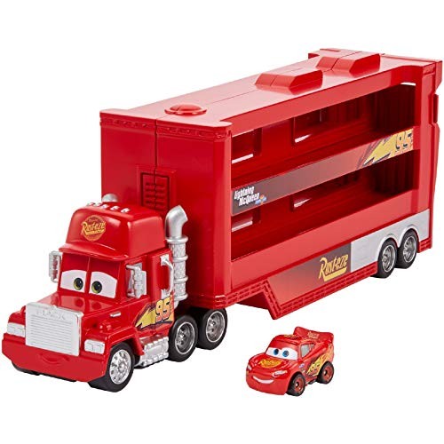 Camión de Mack para minicoches de Carreras de Cars Disney (Mattel GNW34)