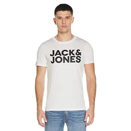 Camiseta Jack & Jones Logo Crew para hombre