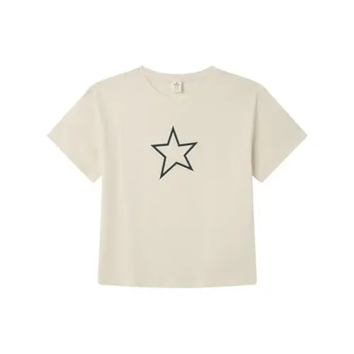 Camiseta Springfield Plaid Star Patch para niña