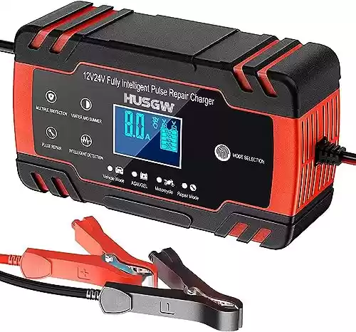 Cargador de Baterías de coche, 8A 12V / 4A 24V