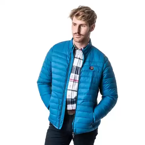 Cazadora acolchada Spagnolo Ultraligera en azul