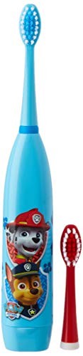 Cepillo de dientes electrico con dos cabezales de la Patrulla Canina