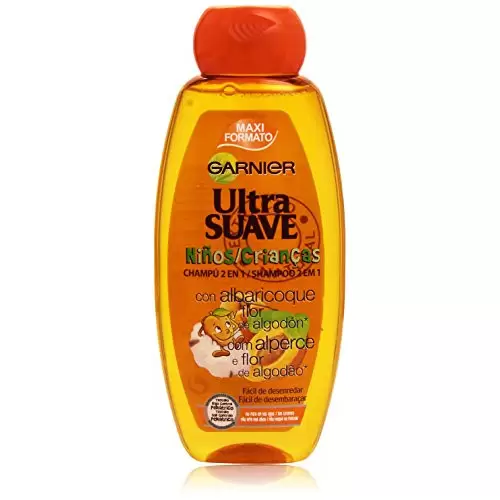 Champú Garnier Ultra Suave Niños con albaricoque y flor de algodón 400 ML