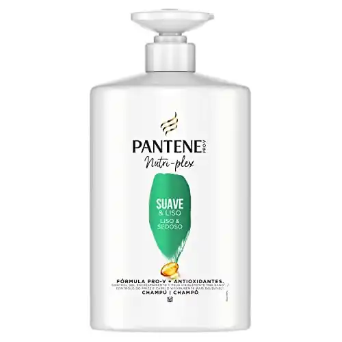 Champú Pantene Nutri-Plex Suave y Liso Nutri Pro-V, 1000 ml