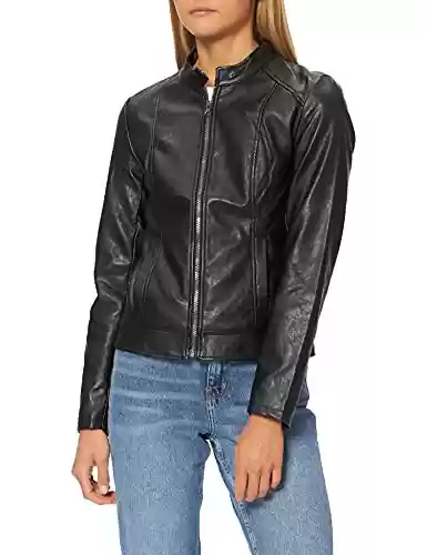Chaqueta de cuero sintético JDY