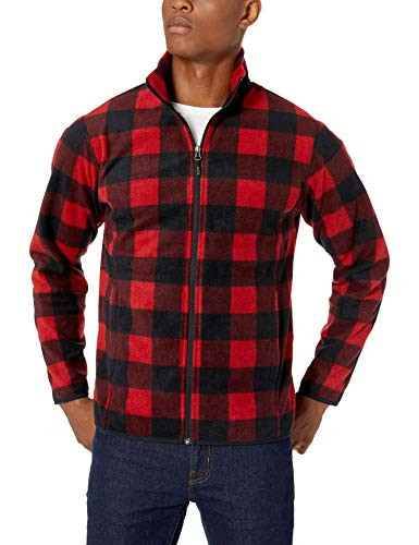 Chaqueta de forro polar con cremallera completa para hombre Amazon Essentials