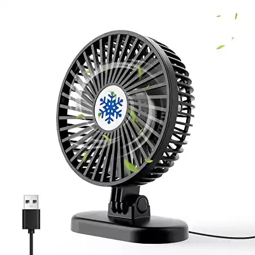 Chollo!! Solo 8,49€ Ventilador de Escritorio USB 3 Velocidades