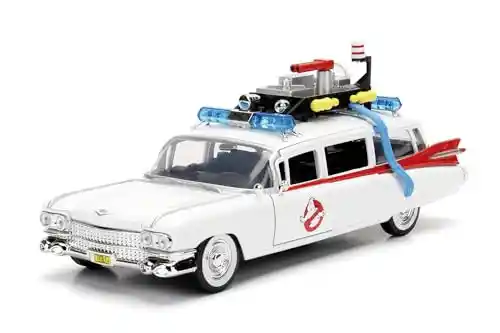 Coche Cazafantasmas ECTO-1 metal escala 1:24