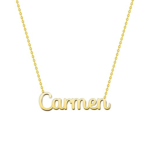 Collar mujer con nombre C